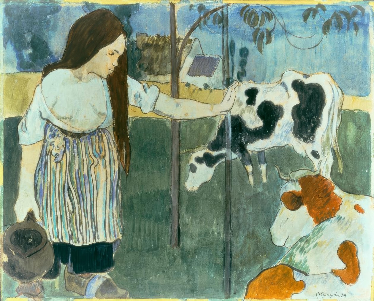 Kuhhyrden af Paul Gauguin