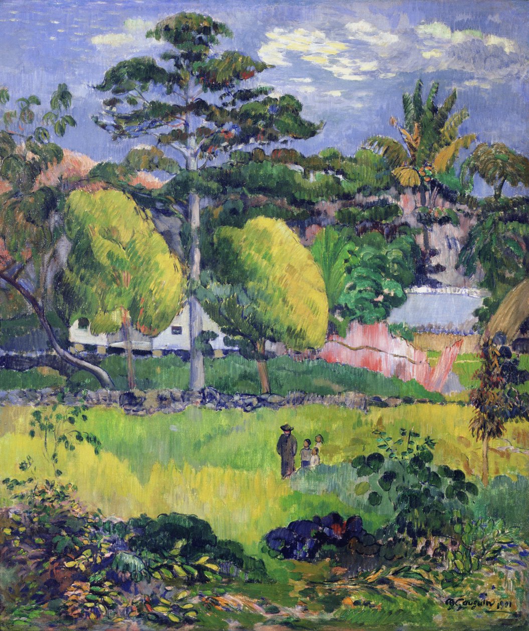 Landskab, 1901 af Paul Gauguin