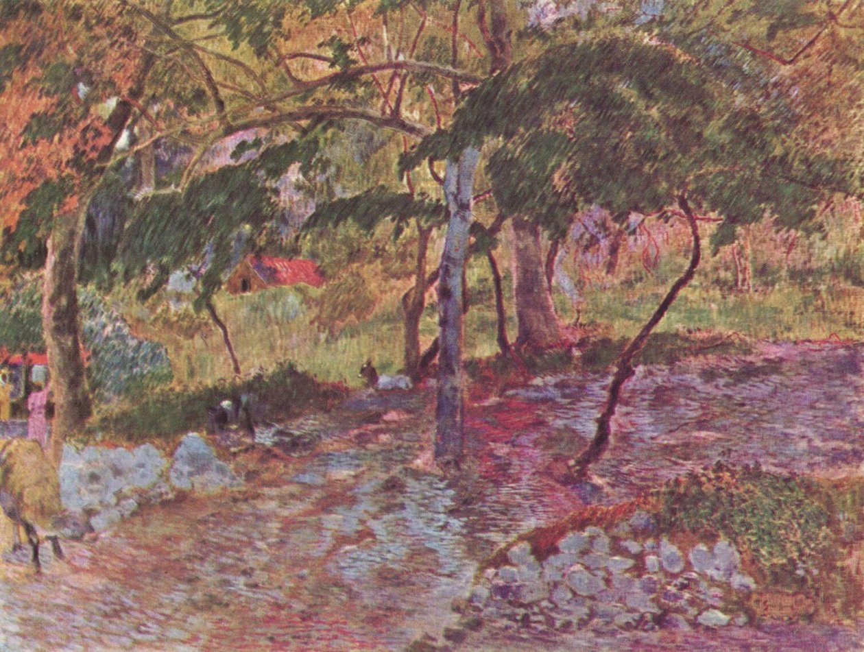 Landskab på Martinique af Paul Gauguin