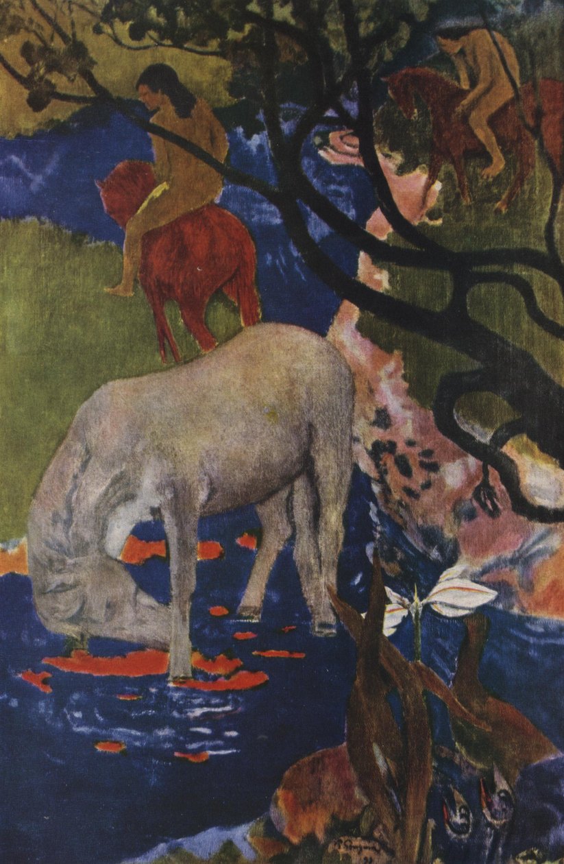Den hvide hest af Paul Gauguin