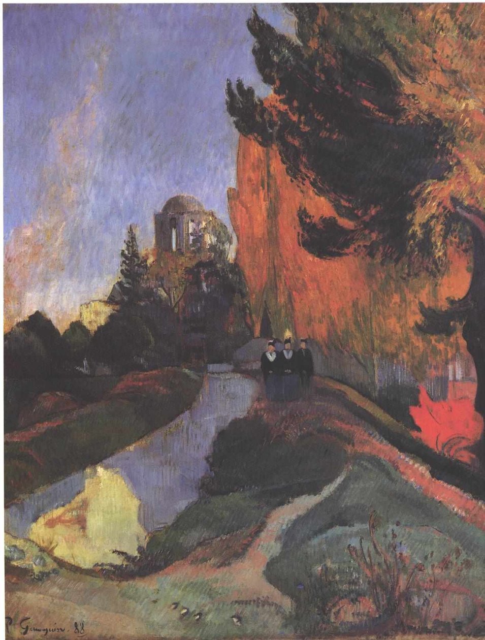 Les Alyscamps af Paul Gauguin