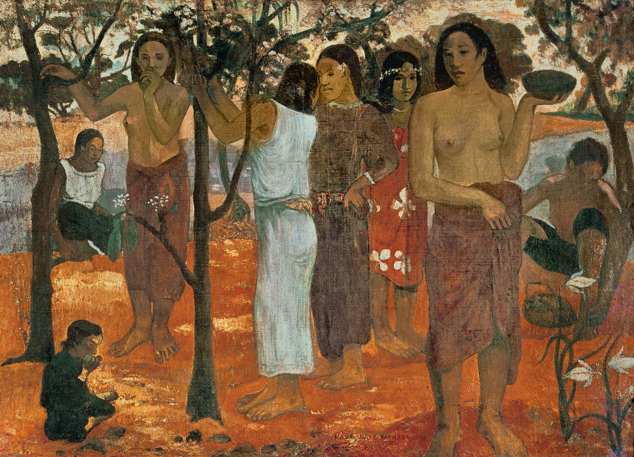 Nave Nave Mahana (Delicious Day), 1896 af Paul Gauguin