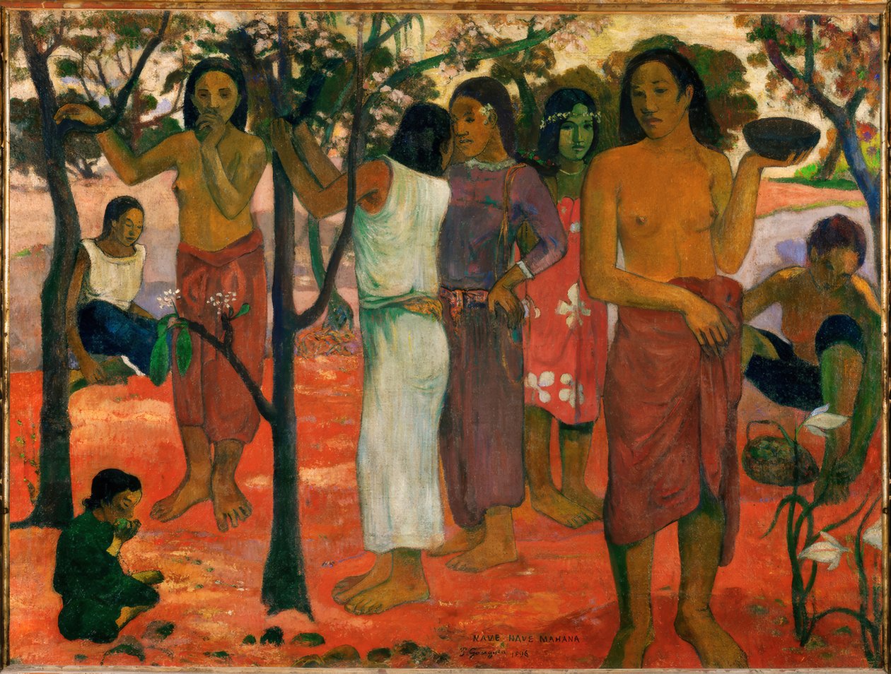 Ni til ni store af Paul Gauguin