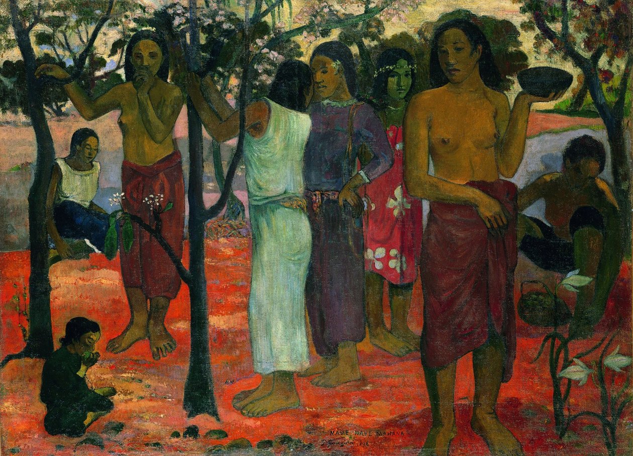 Ni til ni store af Paul Gauguin