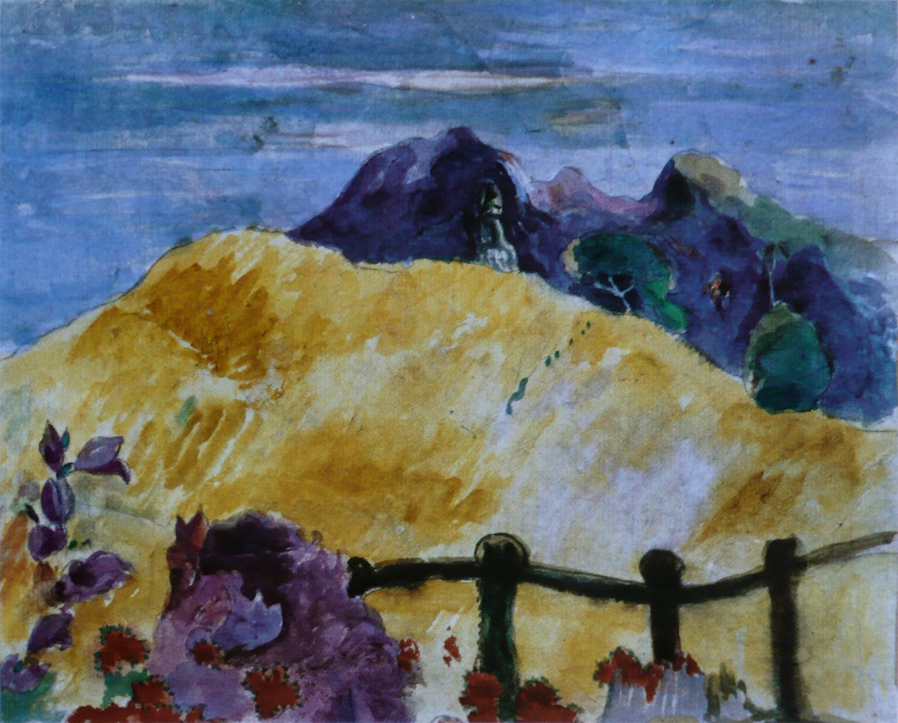 Gården er i messing af Paul Gauguin