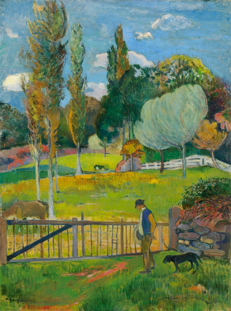 På landet af Paul Gauguin