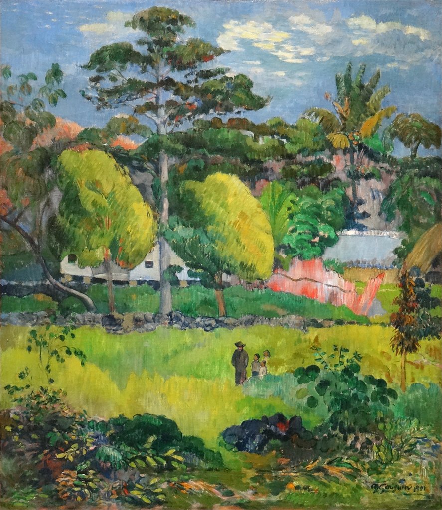 På landet af Paul Gauguin