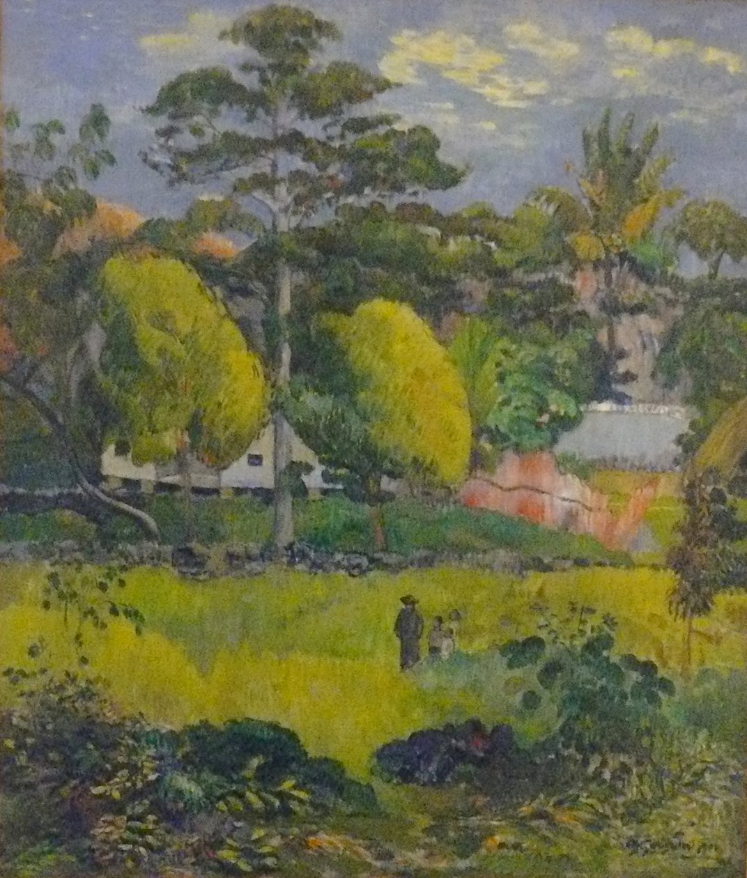 Landskab eller familievandring af Paul Gauguin