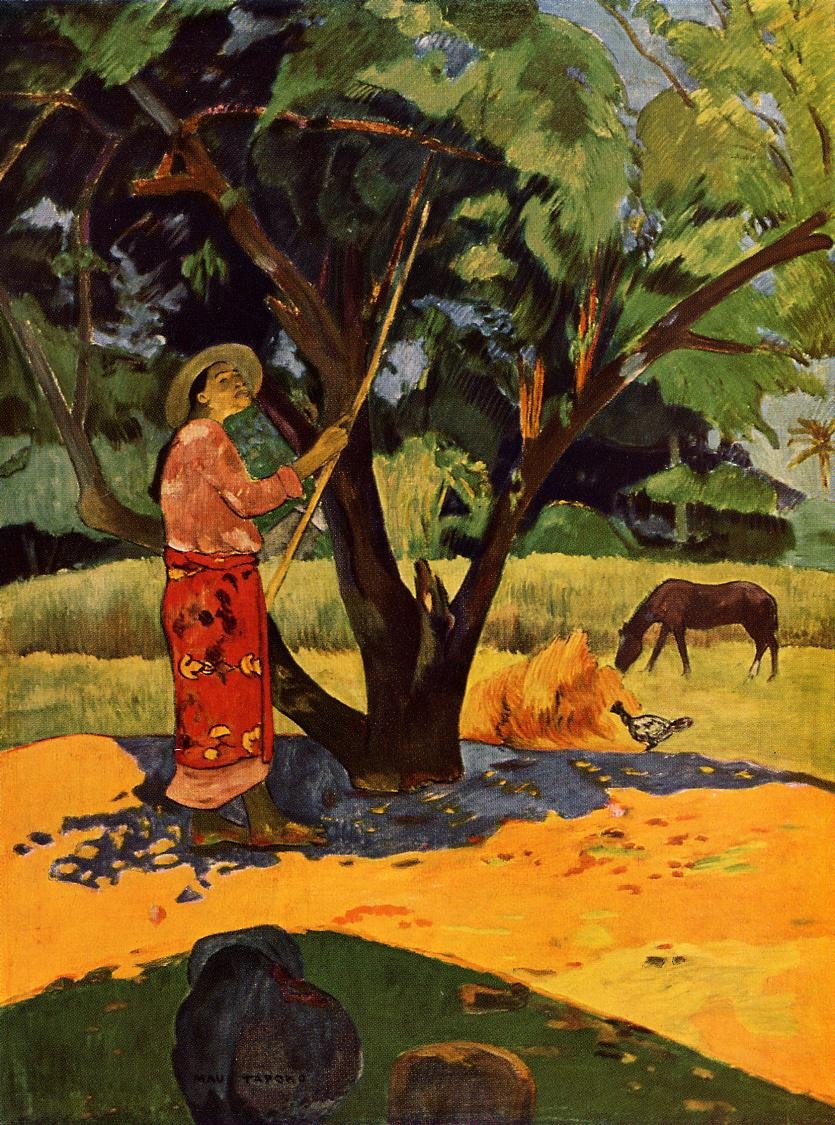 Plukker citroner af Paul Gauguin