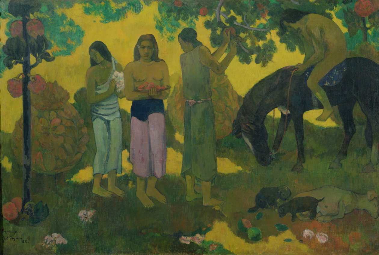 Rupe Rupe (frugtindsamling), 1899 af Paul Gauguin
