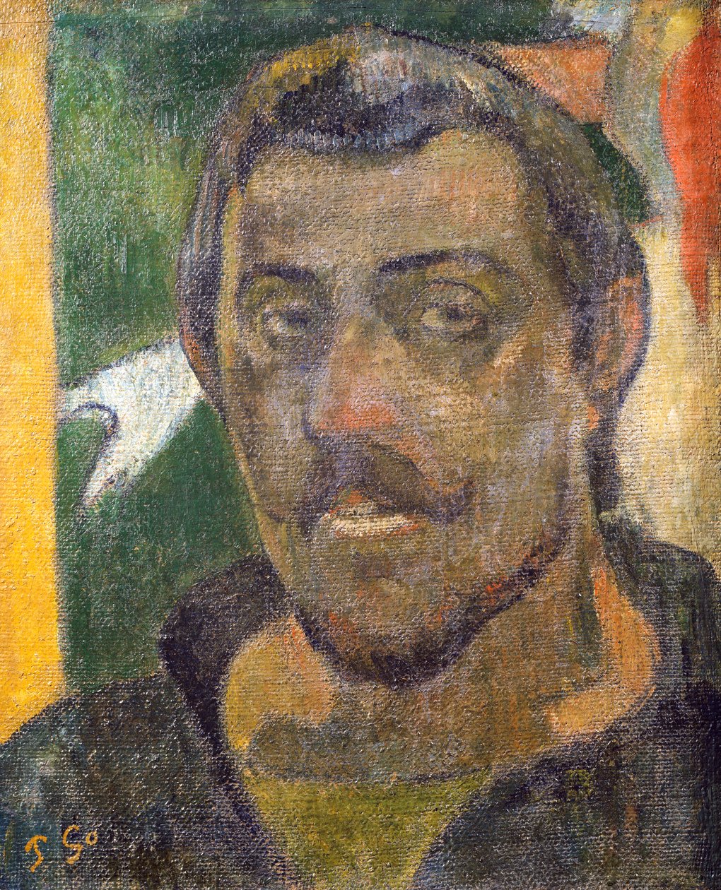 Selvportræt, ca. 1890-93 af Paul Gauguin