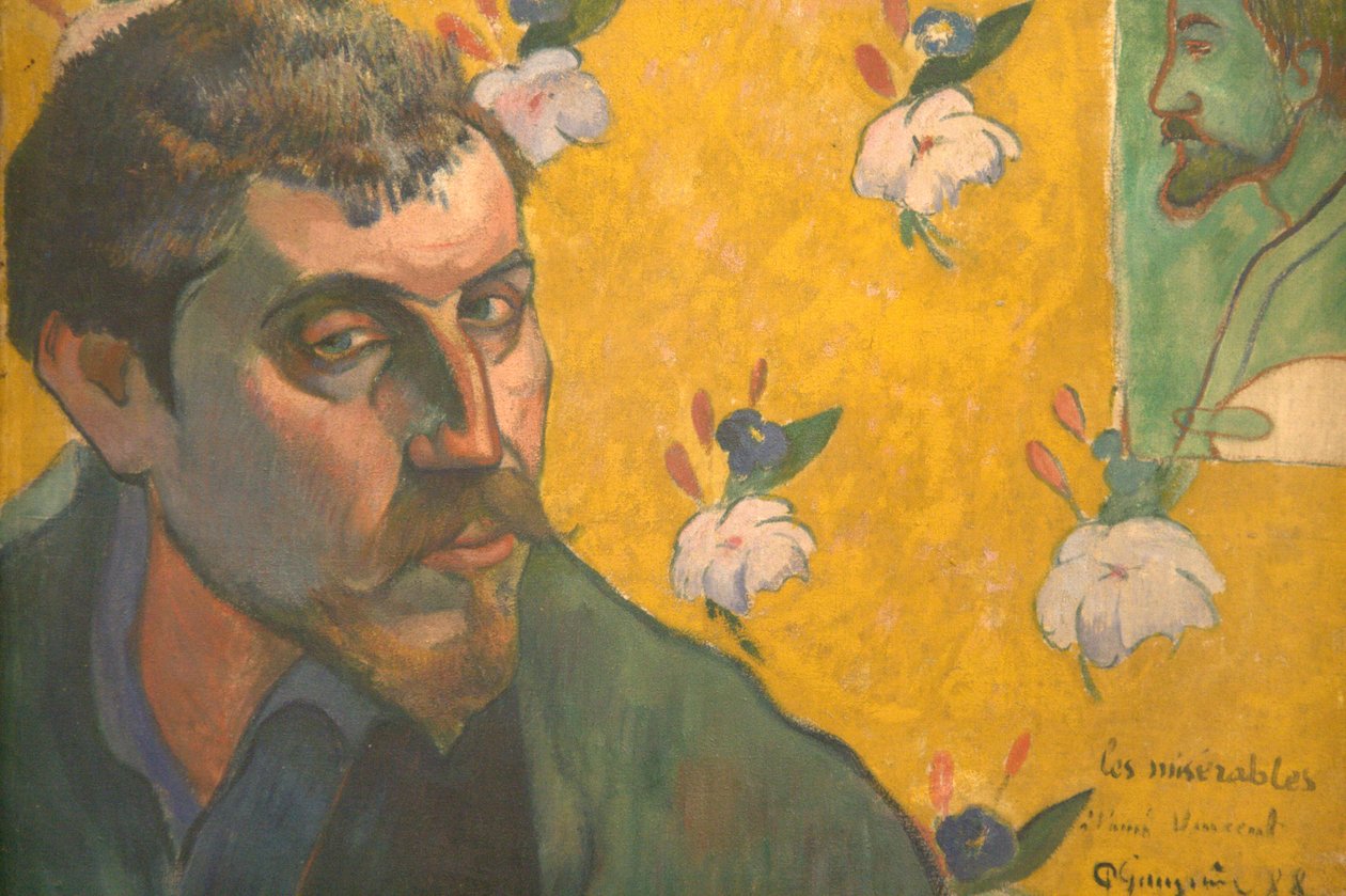 Selvportræt med portræt af Bernard af Paul Gauguin