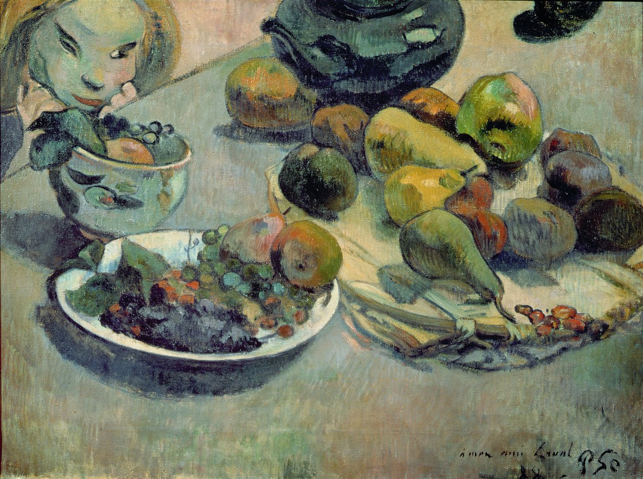 Stilleben med frugt, 1888 af Paul Gauguin