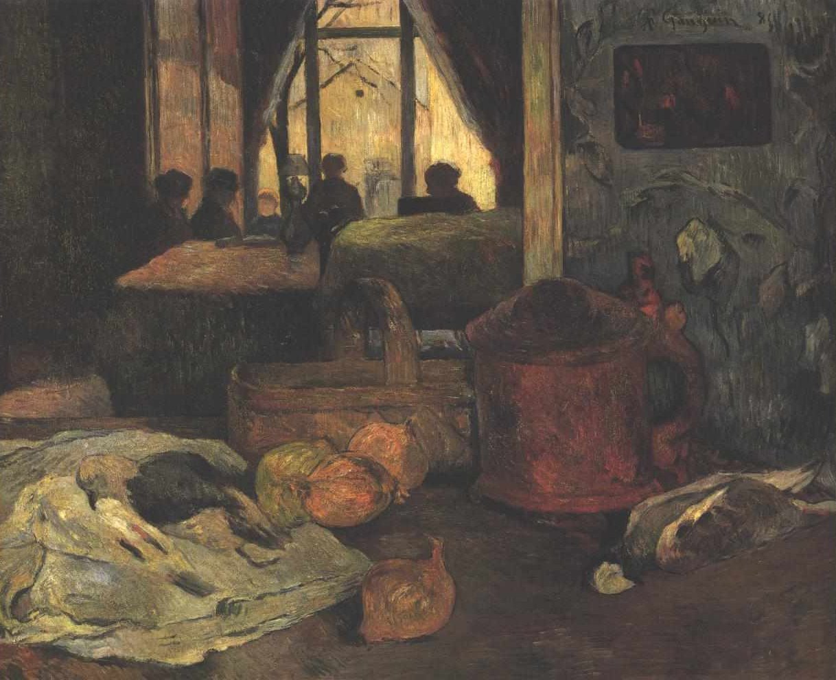 Stilleben med interiør af Paul Gauguin