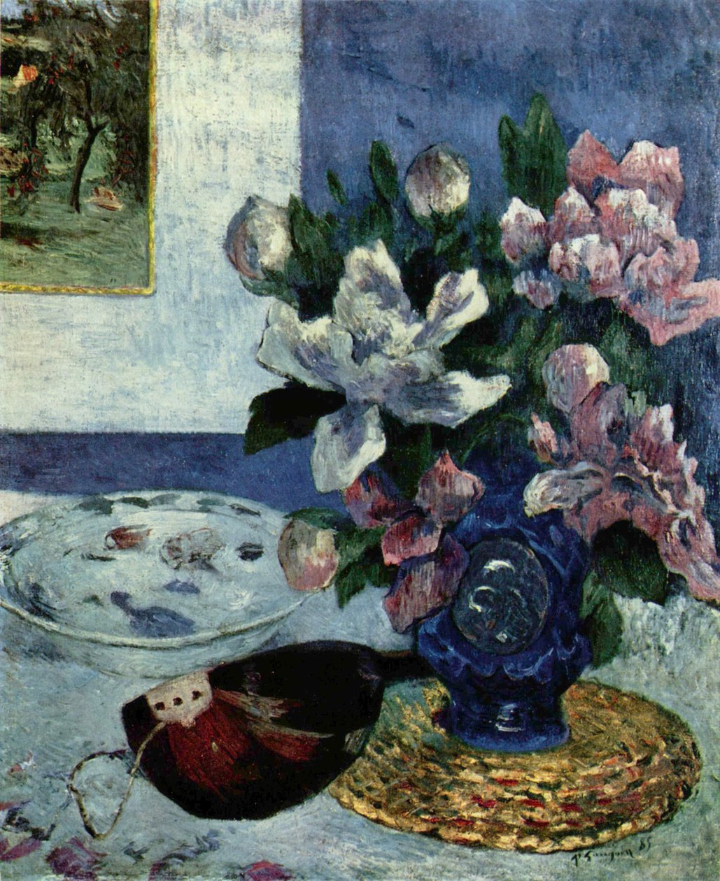 Stilleben med mandolin af Paul Gauguin