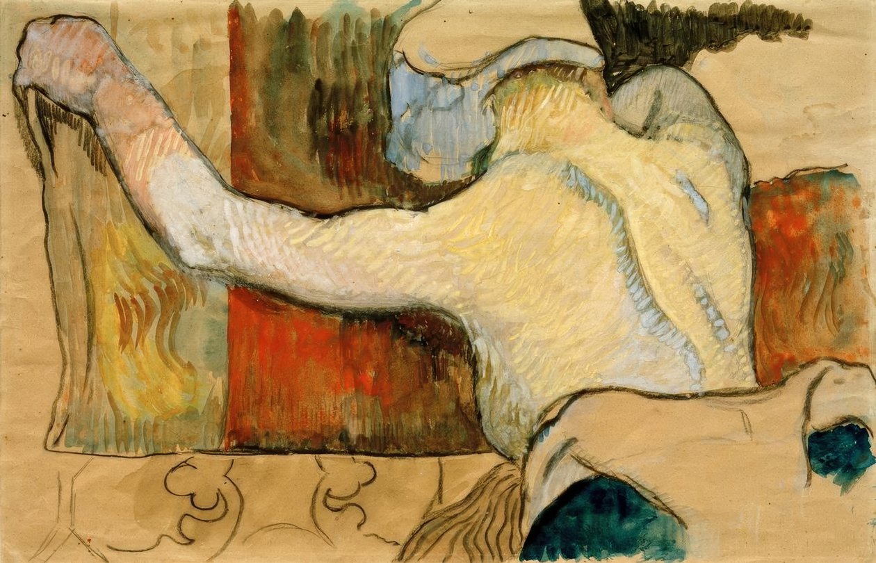 Undersøgelse for kvinder med grise- eller middagshede af Paul Gauguin