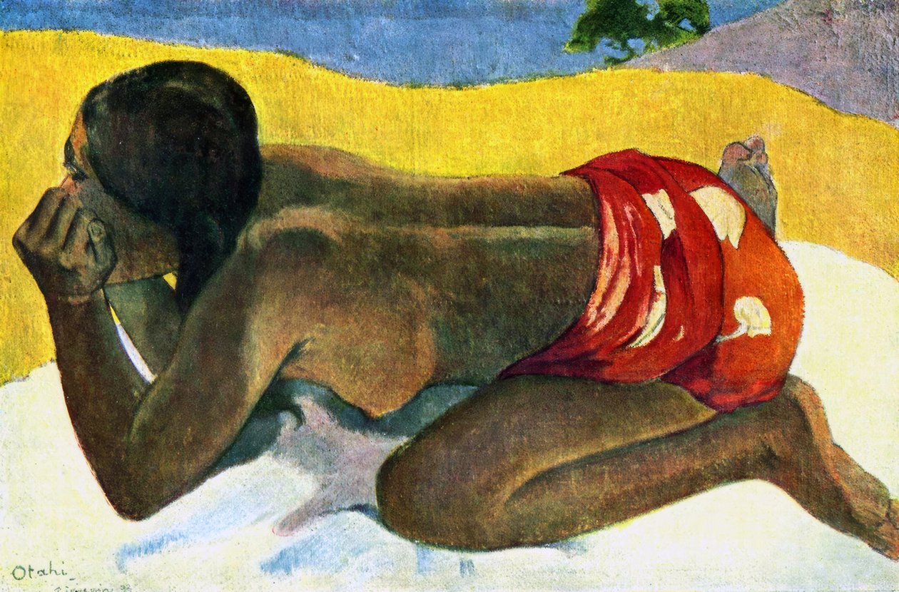 Tahiti: Otaki (alene), Paul Gauguin (1893) af Paul Gauguin