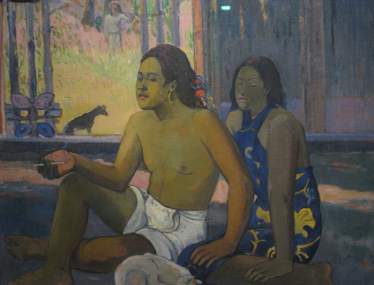 Tahitianere i et værelse af Paul Gauguin