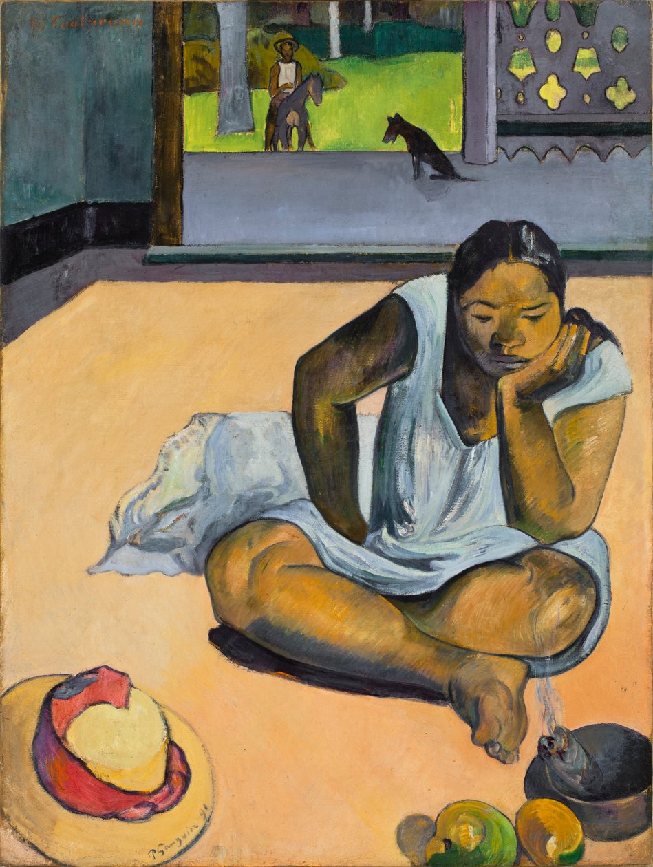 Den rugende kvinde, 1891 af Paul Gauguin