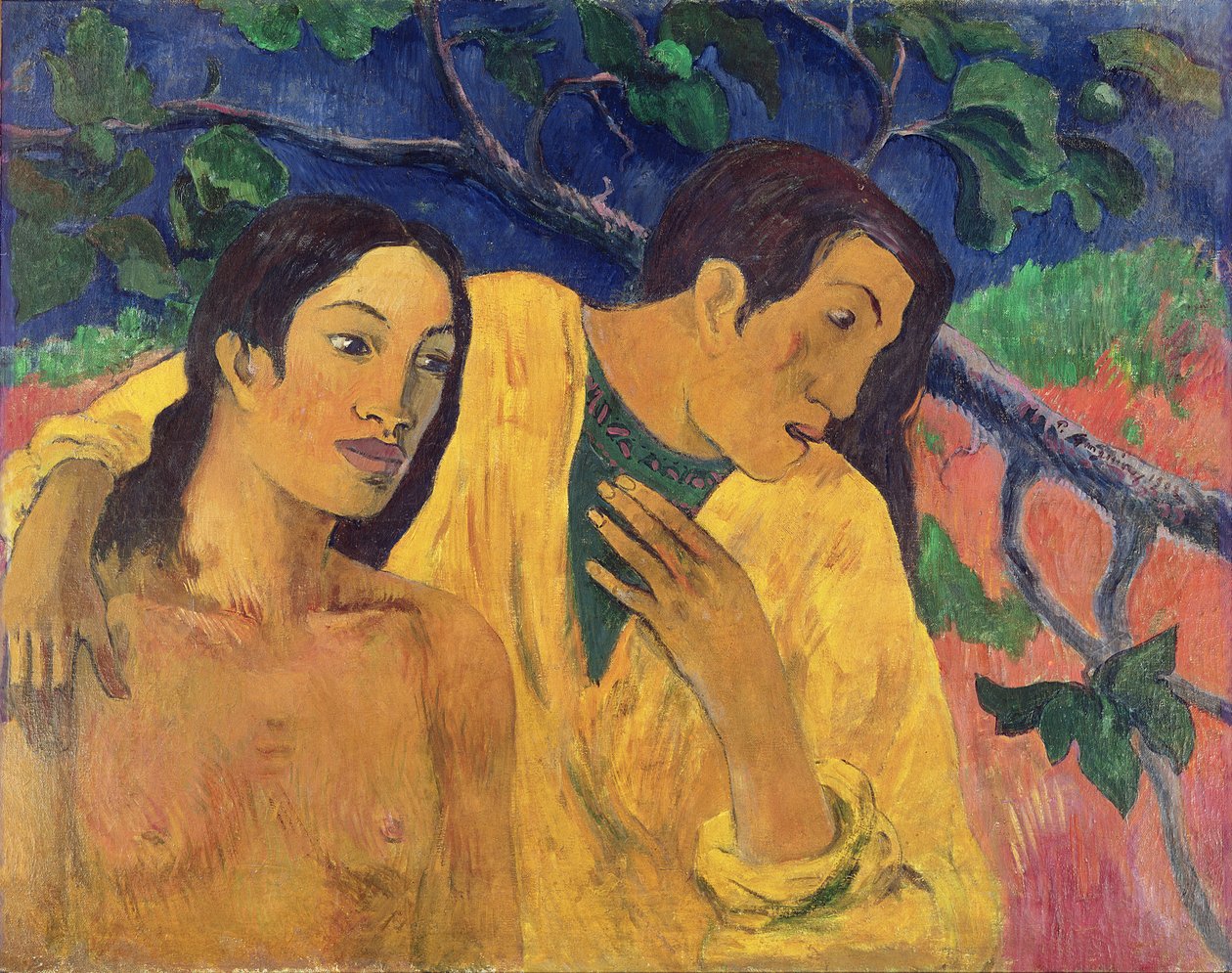 Flugten eller Tahiti-idyllen, 1902 af Paul Gauguin