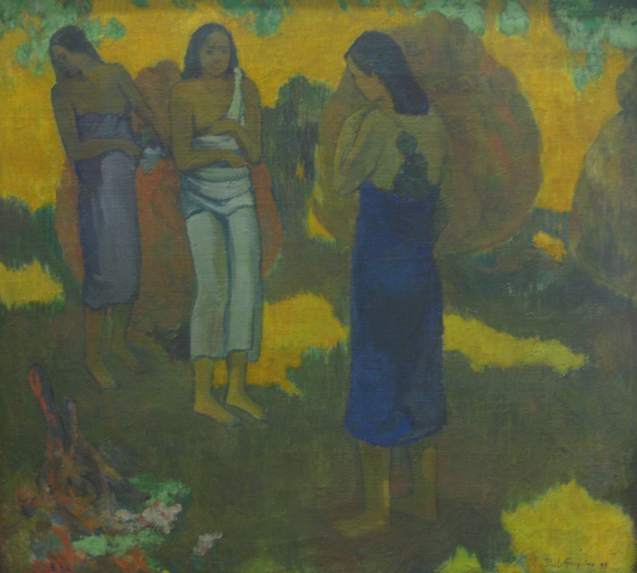 Tre tahitere af Paul Gauguin