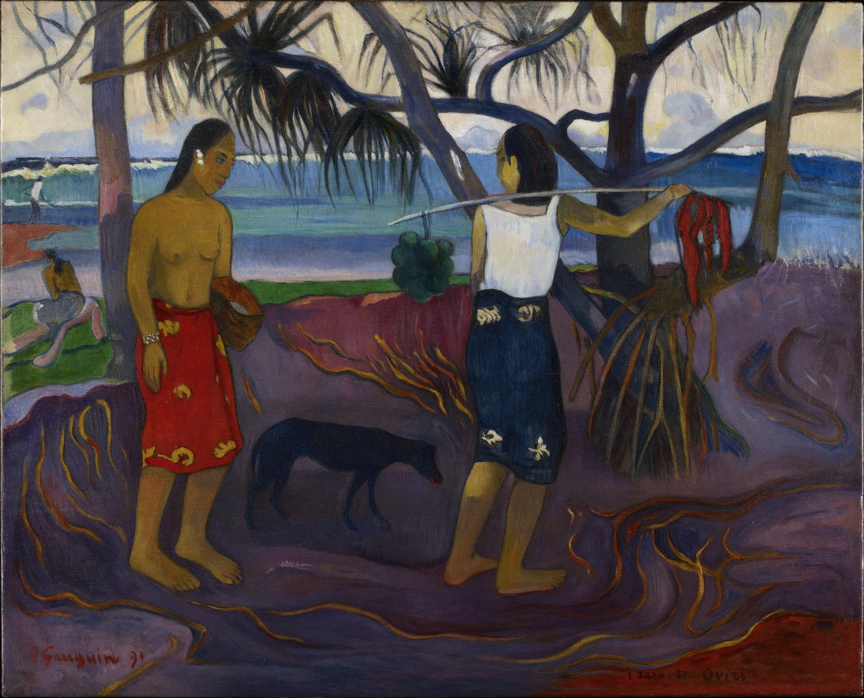 Under Pandanus II af Paul Gauguin