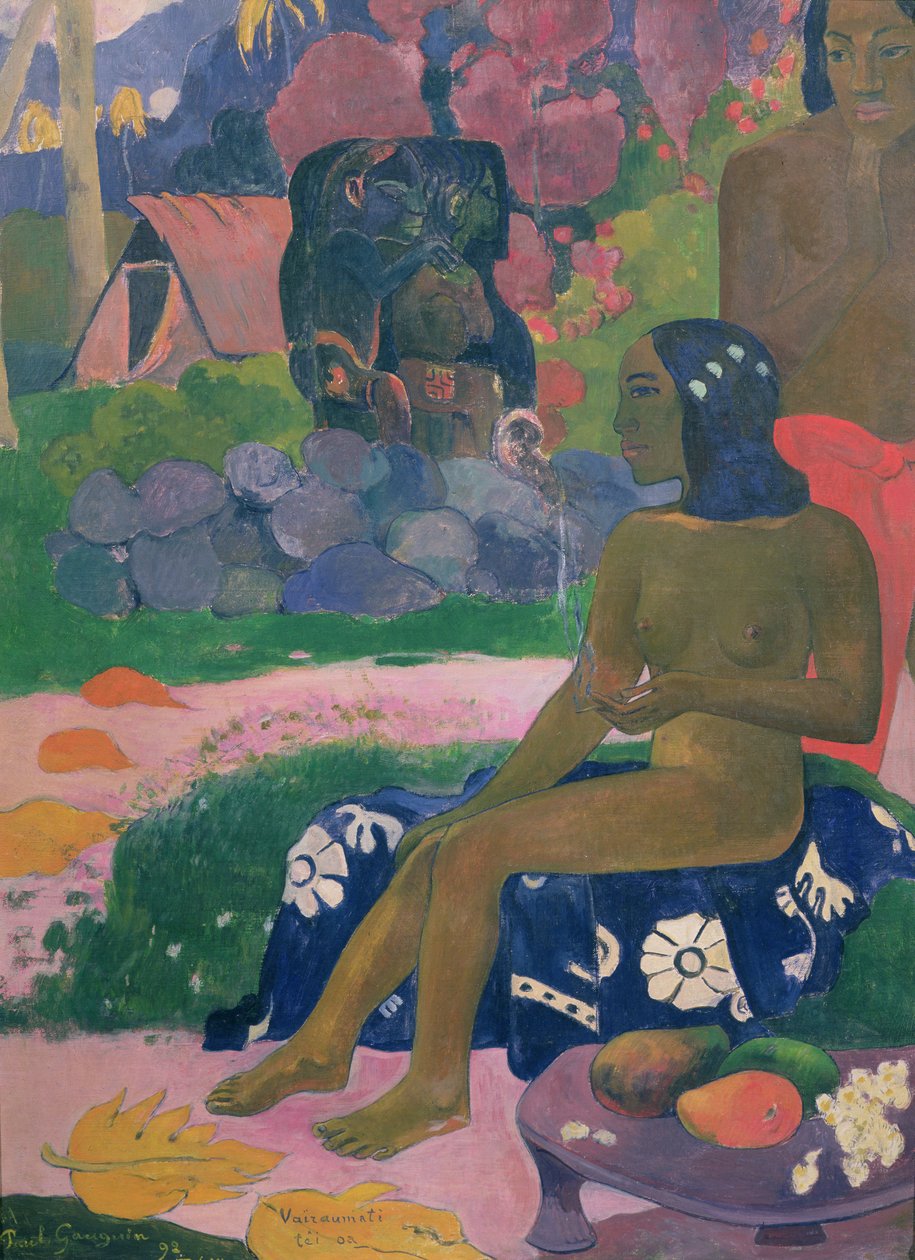 Vairaumati Tei Oa (Hendes navn er Vairaumati), 1892 af Paul Gauguin
