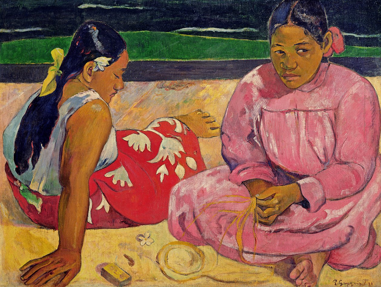 Kvinder fra Tahiti, på stranden, 1891 af Paul Gauguin