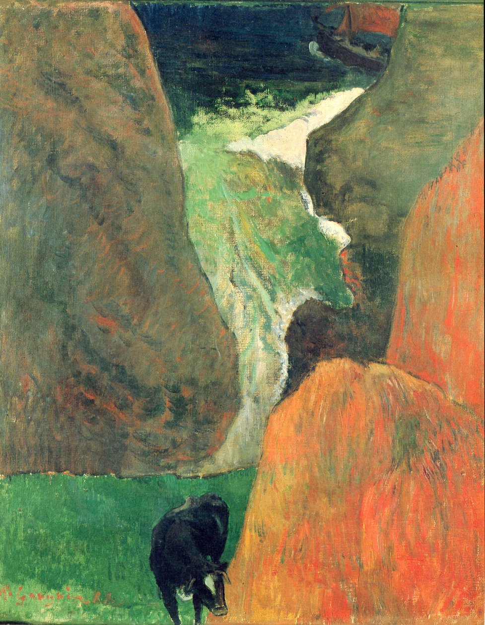 Over afgrunden af Paul Gauguin