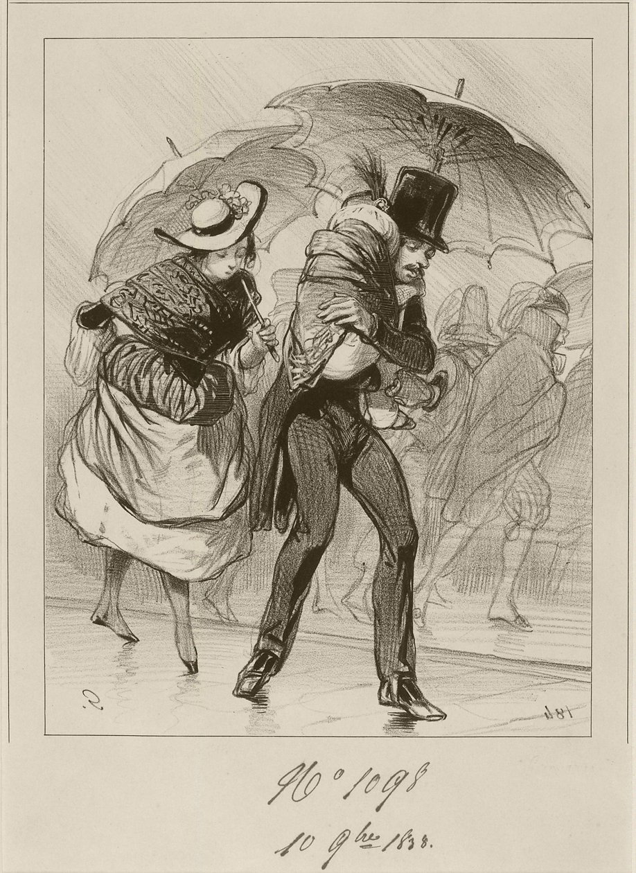 Det var velkomponeret, ikke sandt Laurent, 1838 af Paul Gavarni