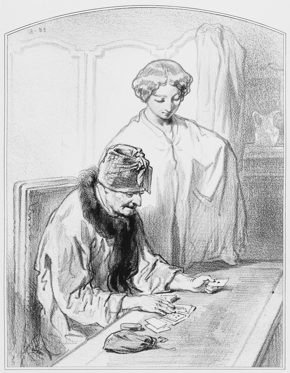 Succes, Plade 12 fra Les Toquades, 1858 af Paul Gavarni