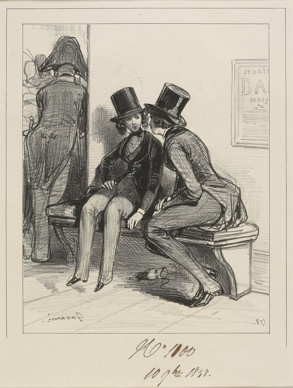 Men siden jeg fortæller dig, at jeg har en mand. . ., 1838 af Paul Gavarni