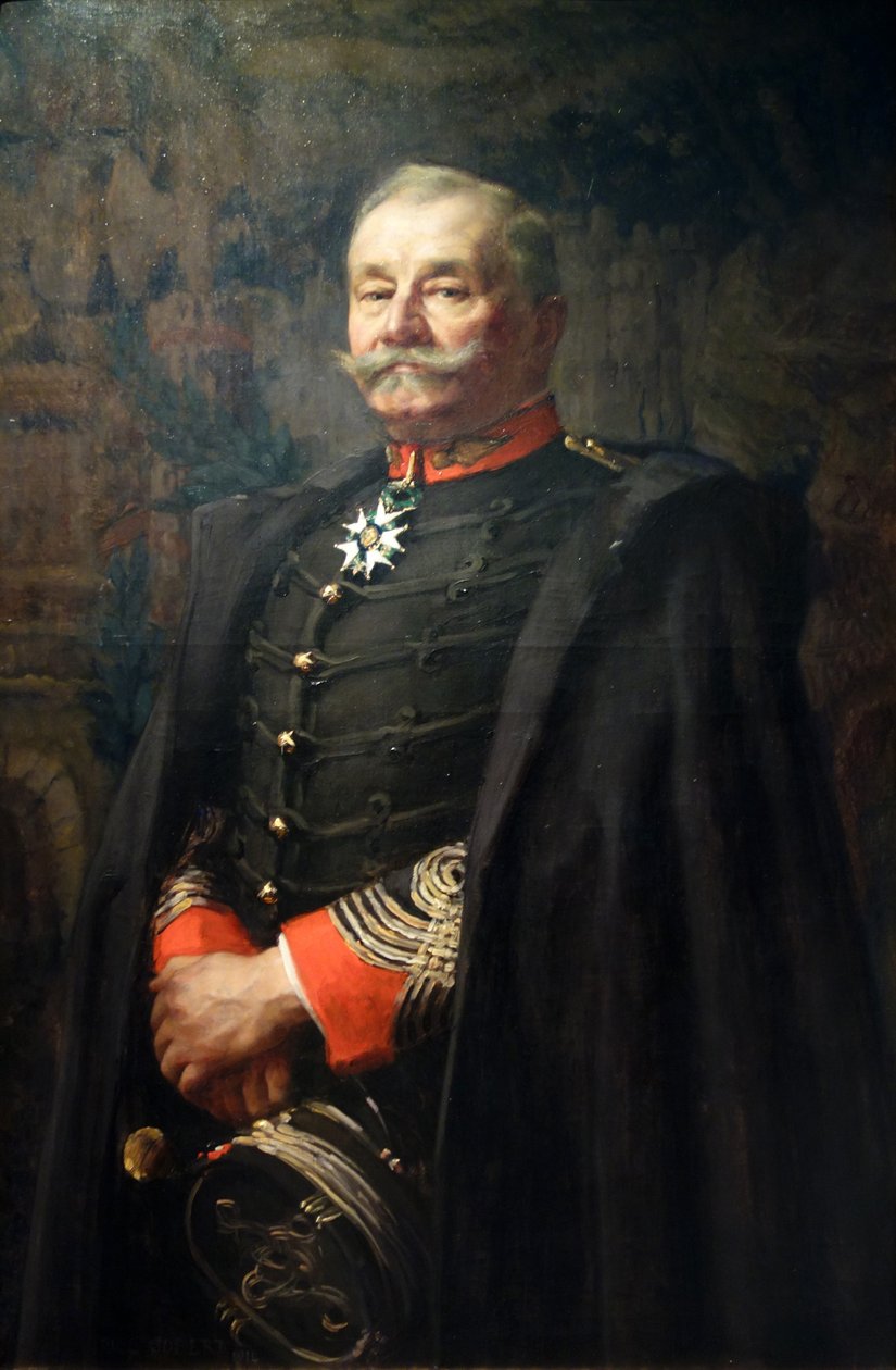 Oberstløjtnant Joseph Albert Deport 1846-1926, far til kanonen på 75 af Paul Jobert