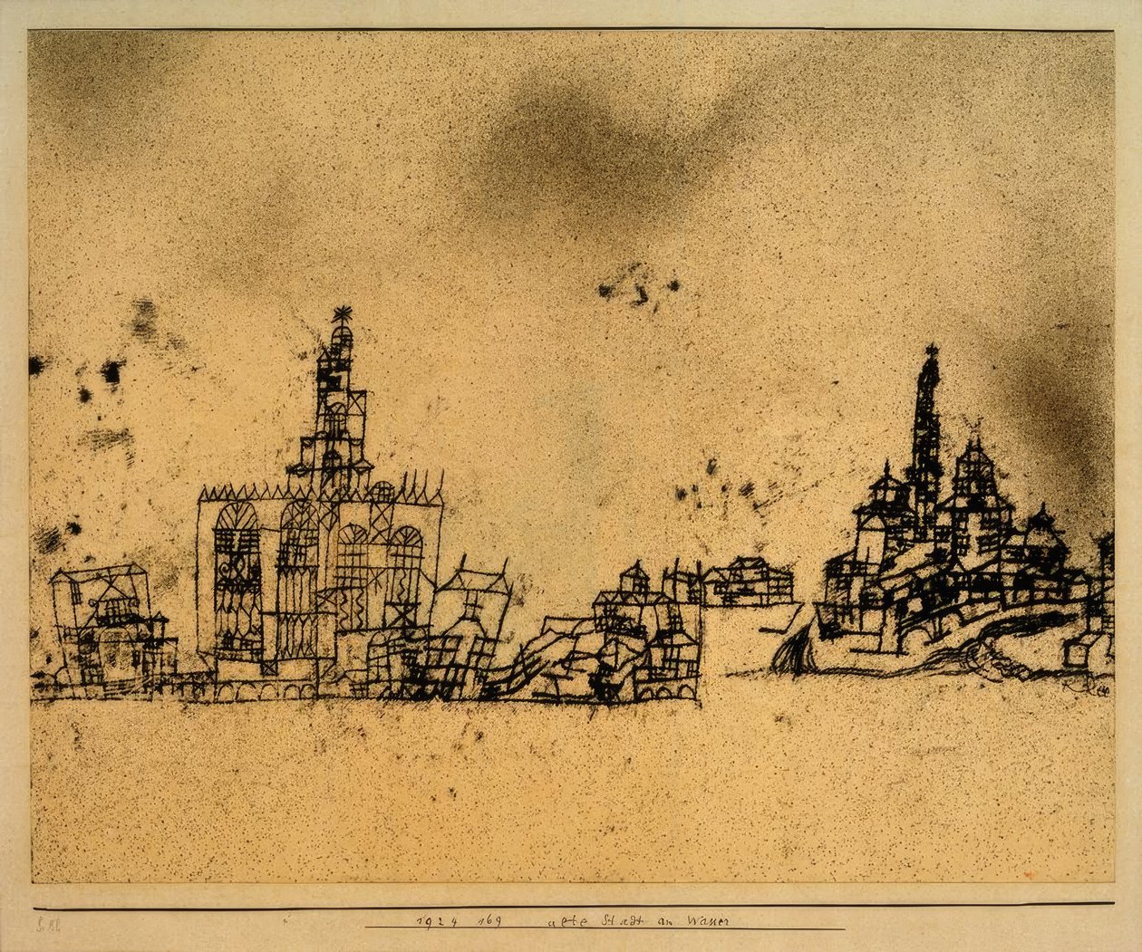 Gamle by på vandet af Paul Klee