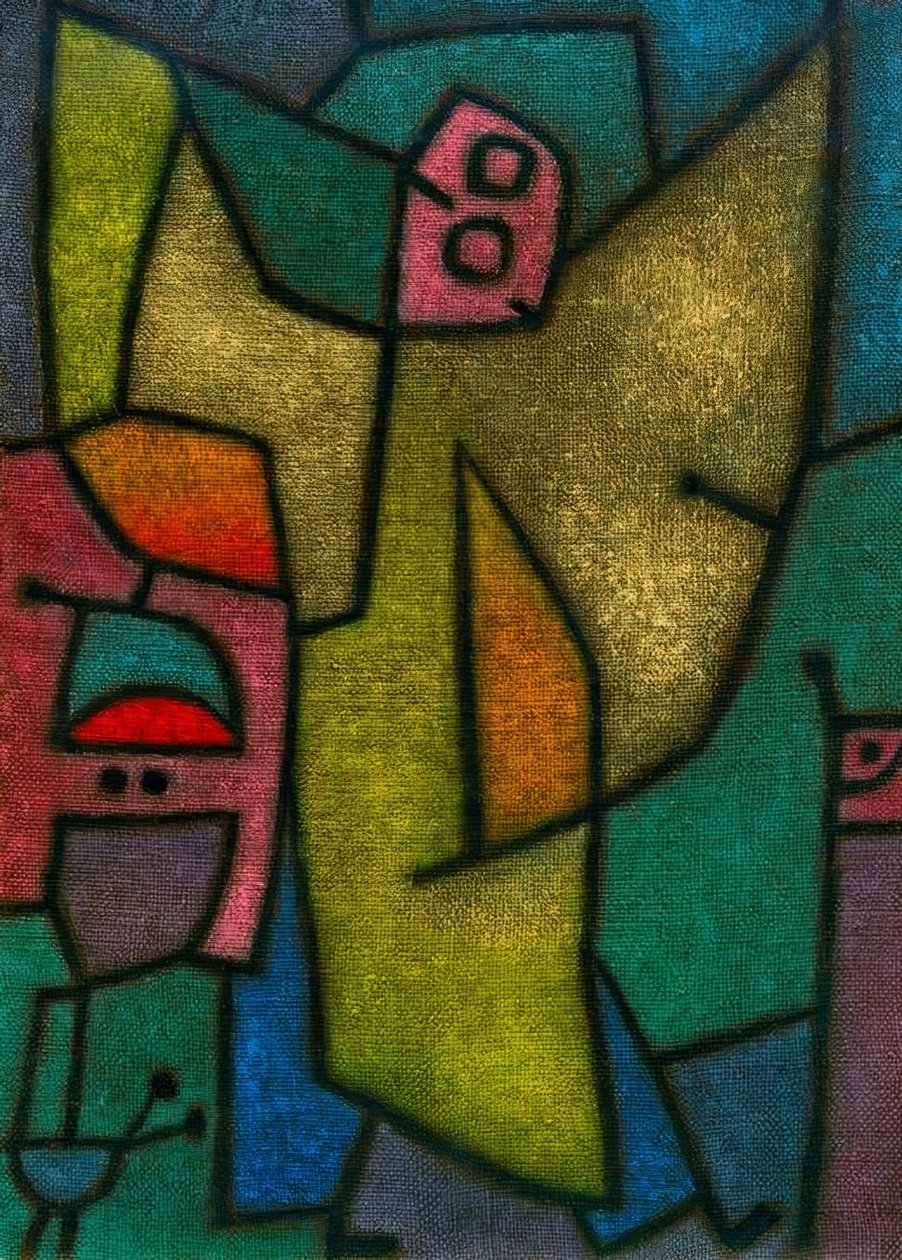 Angel Militant af Paul Klee