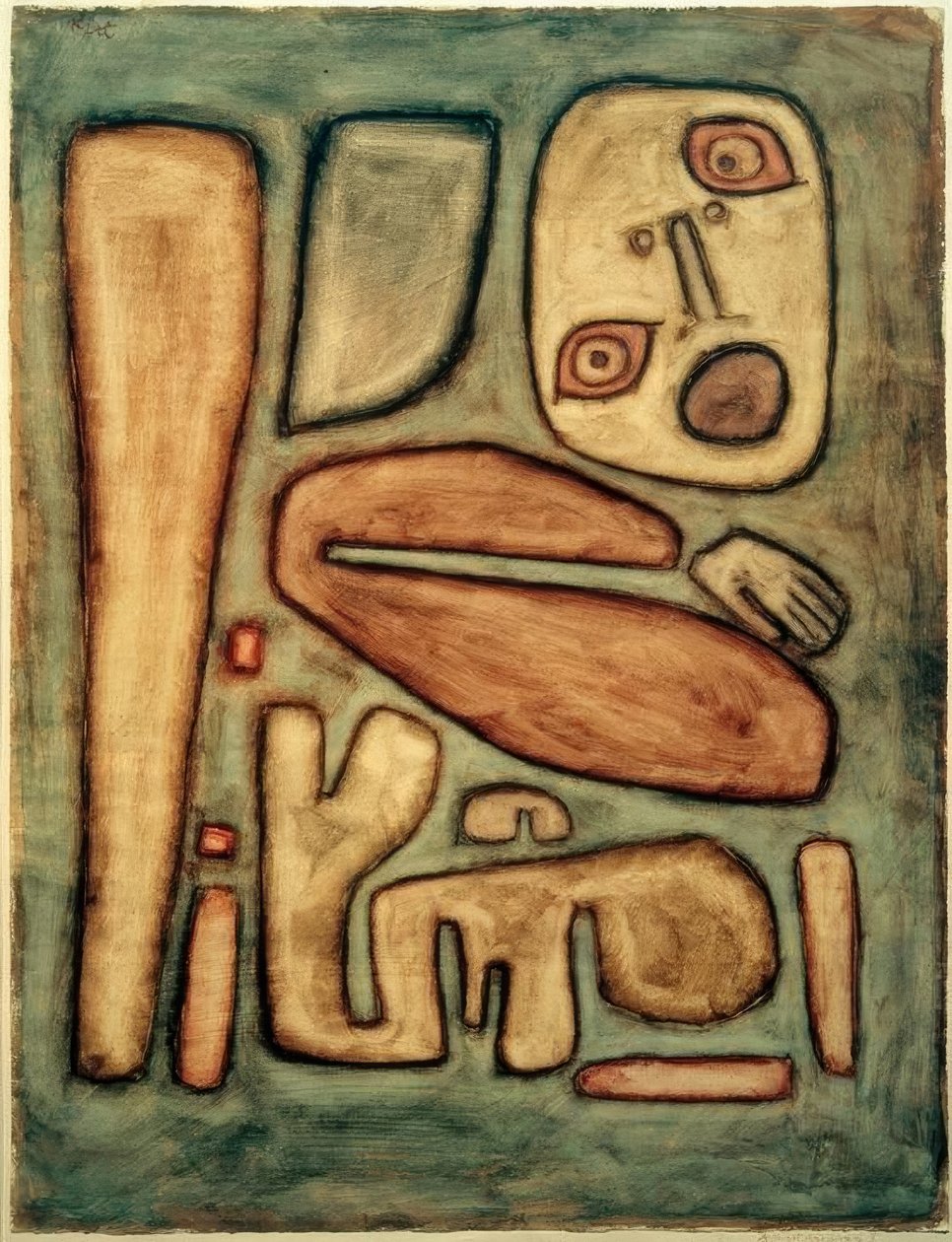 Angstudbrud III af Paul Klee