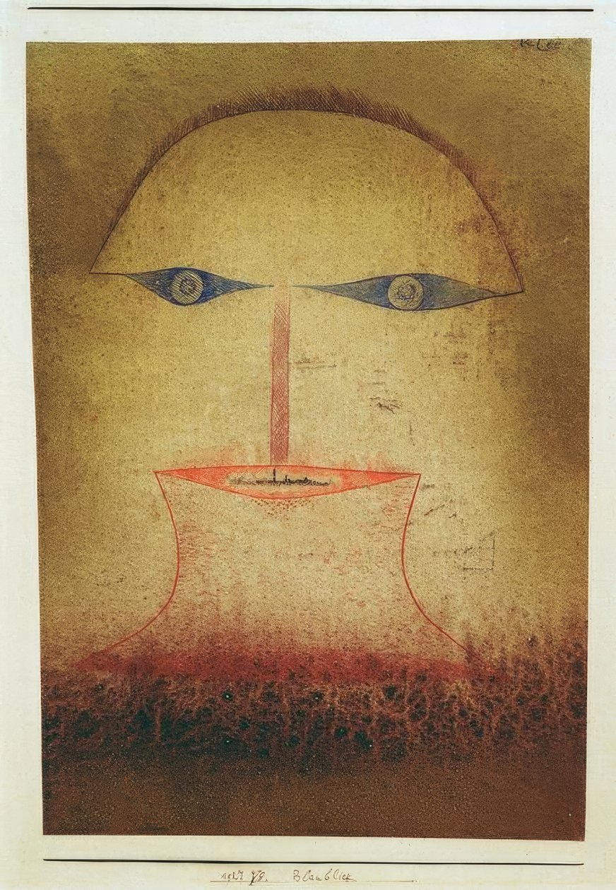 Blå udsigt af Paul Klee