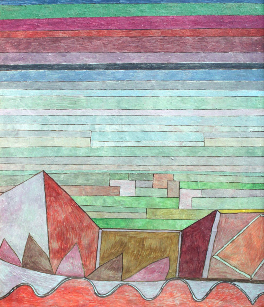 Udsigt over frugtlandet af Paul Klee