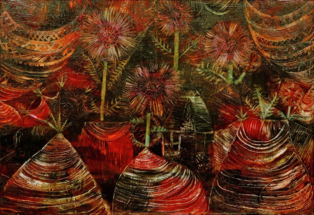 Asters festival af Paul Klee