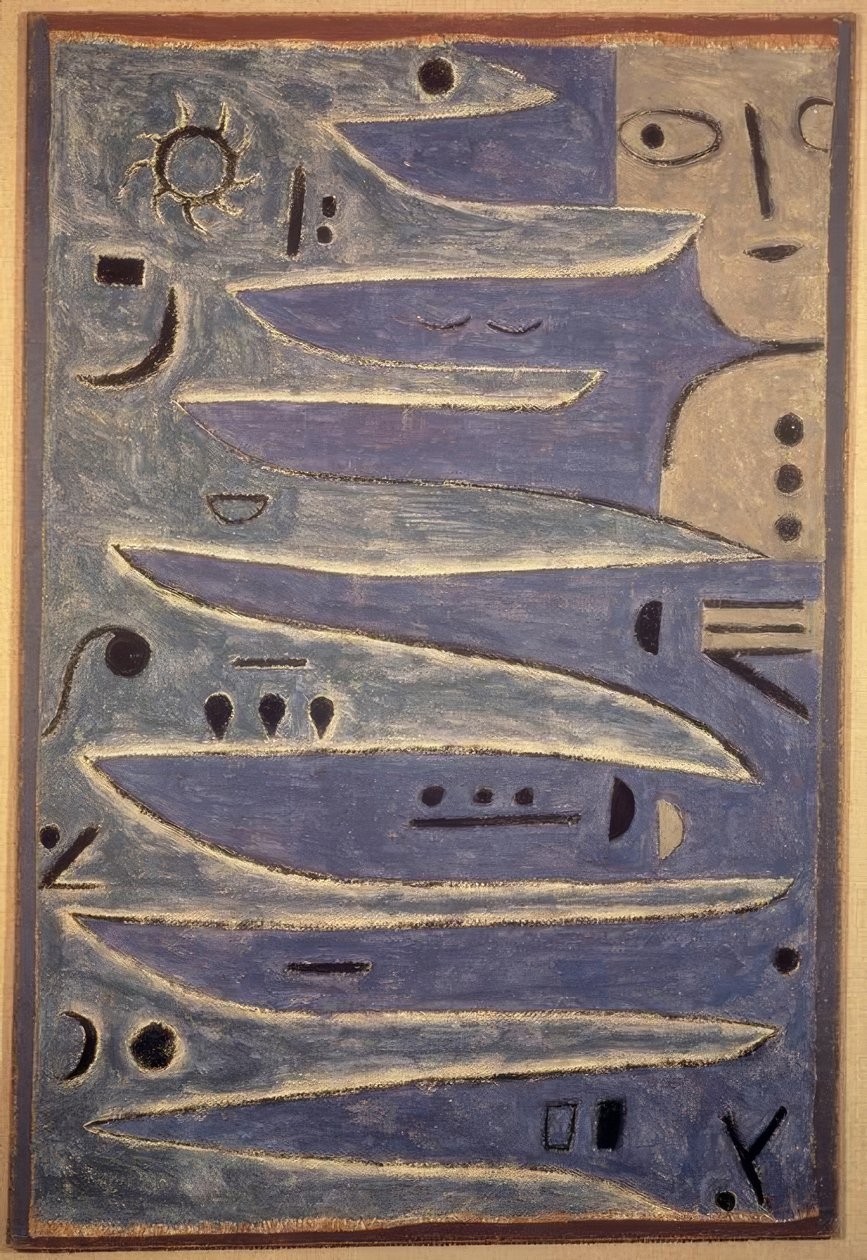 Det grå og kysten af Paul Klee