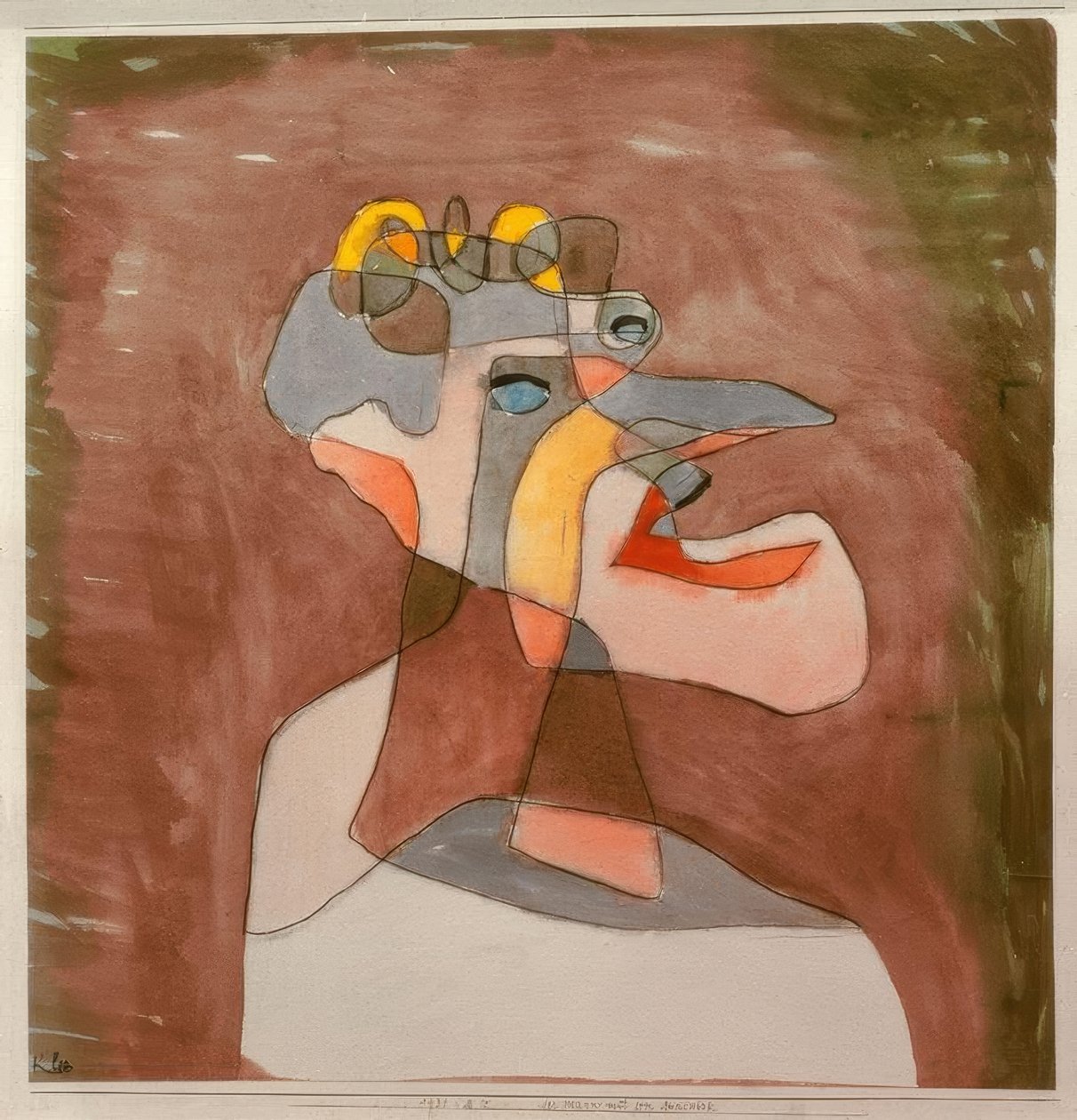 Manden med munden af Paul Klee