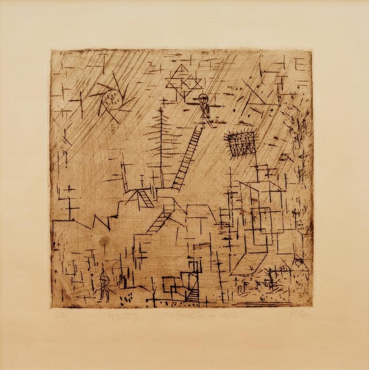 Jonglører i april af Paul Klee