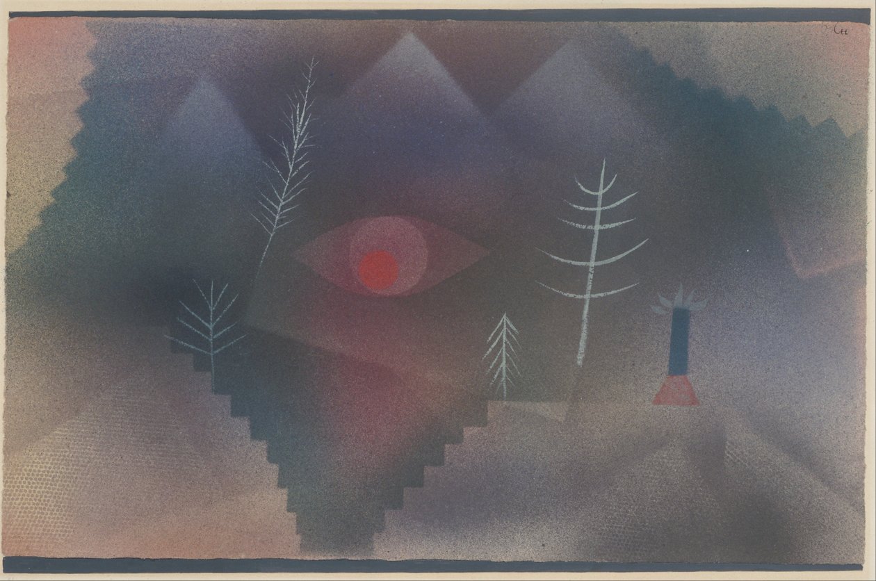 Et blik på et landskab af Paul Klee