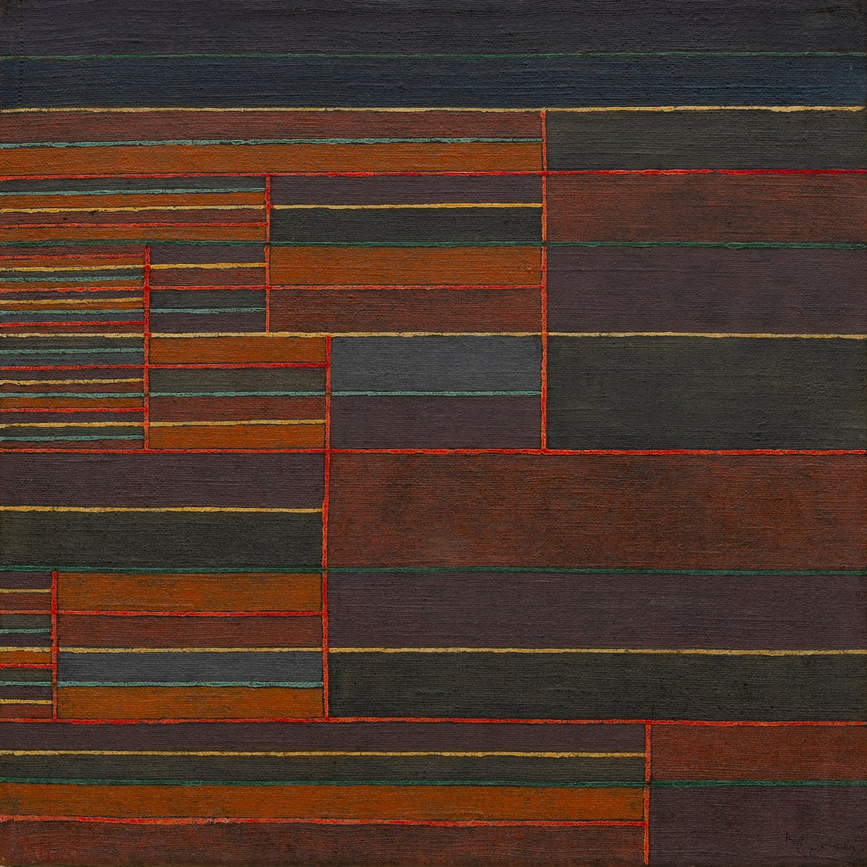 I de nuværende seks tærskler af Paul Klee