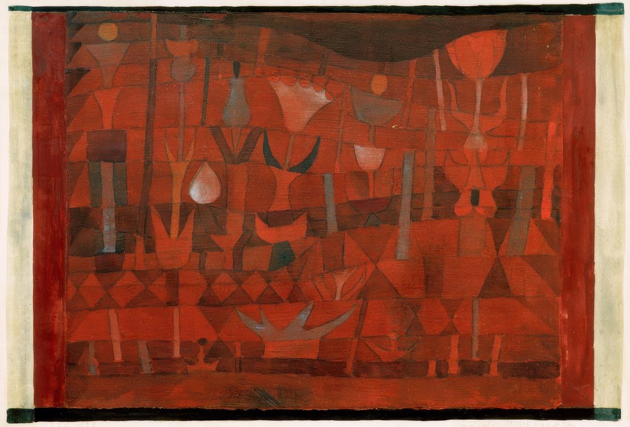 Indisk blomsterhave af Paul Klee