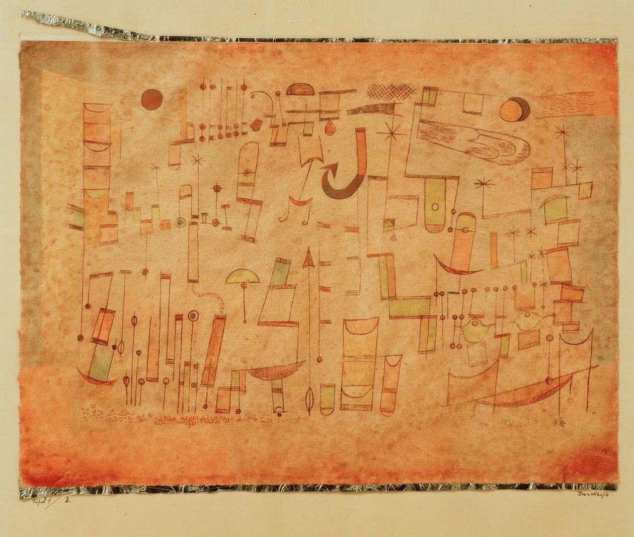 Indskrift af Paul Klee