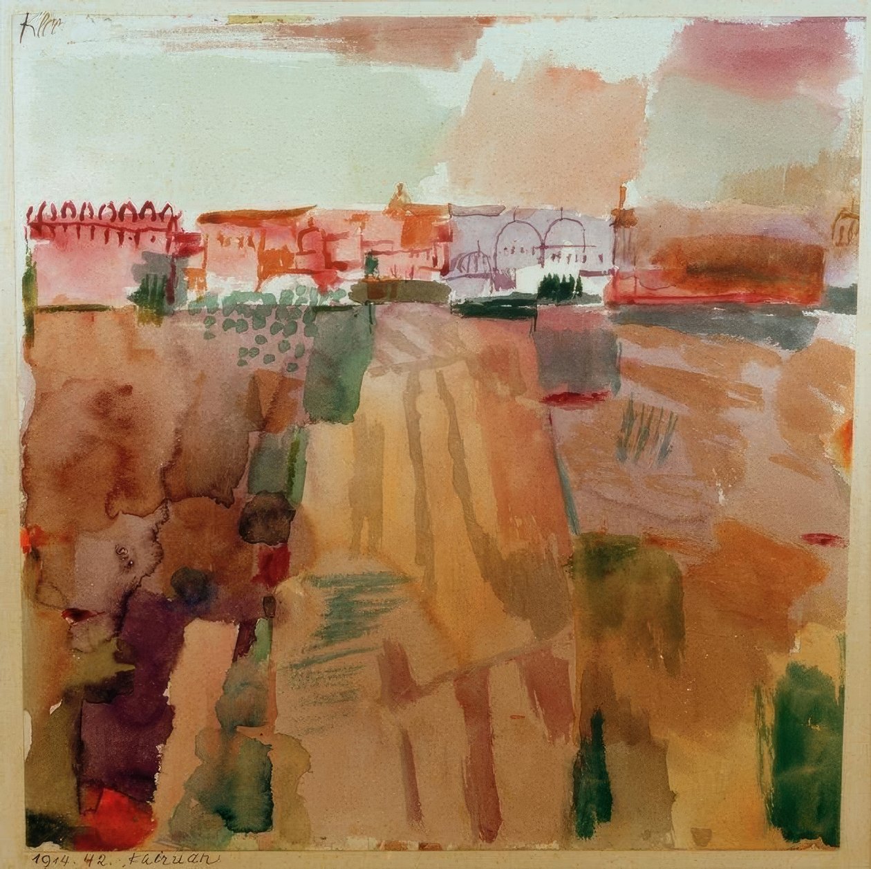 Kairouan af Paul Klee