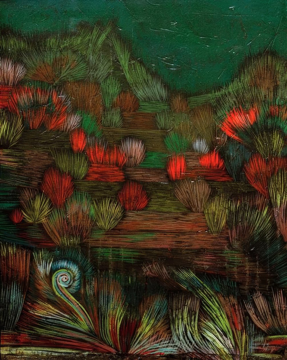 Kl. Klit billede af Paul Klee