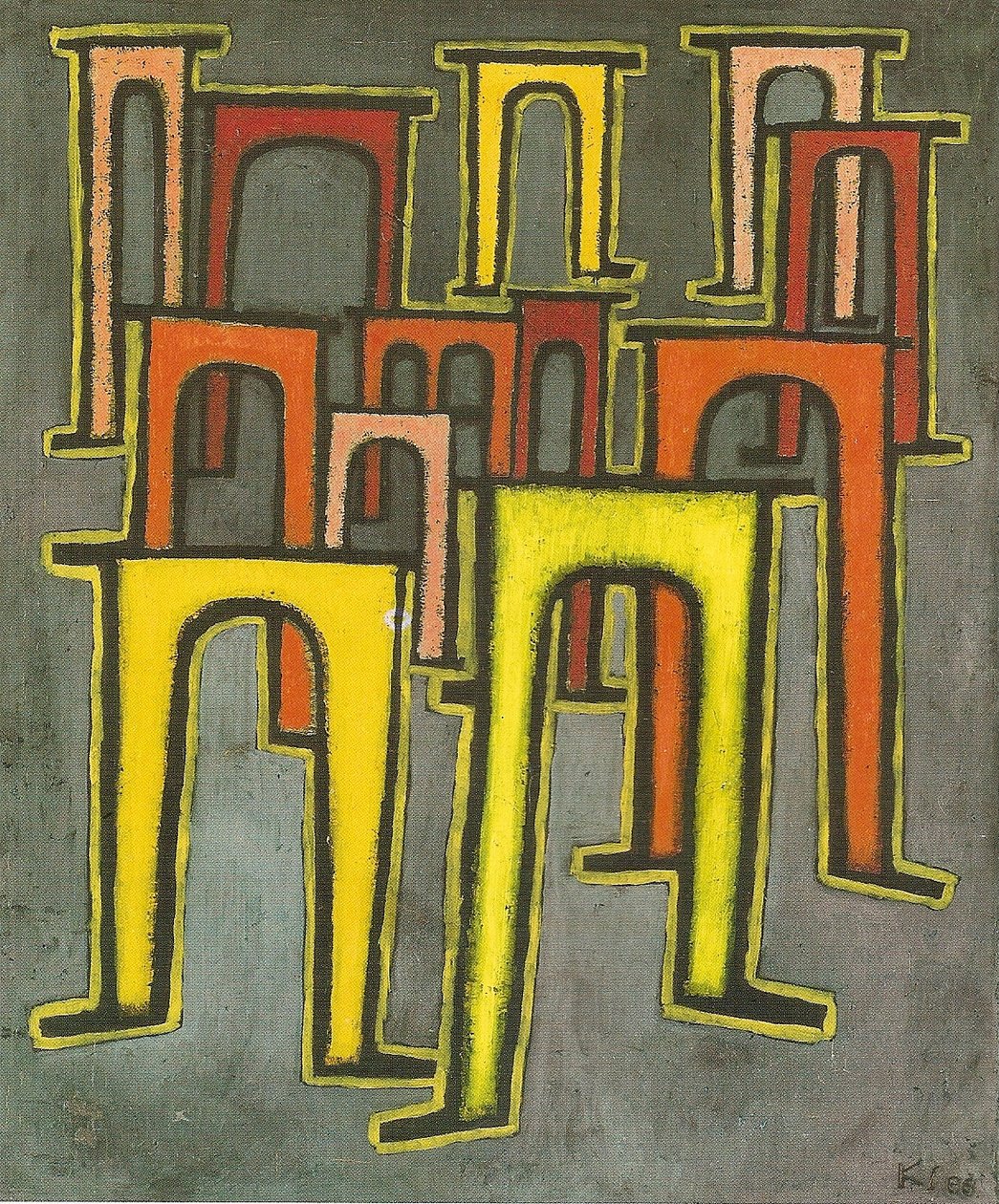 Viaduktrevolutionen af Paul Klee