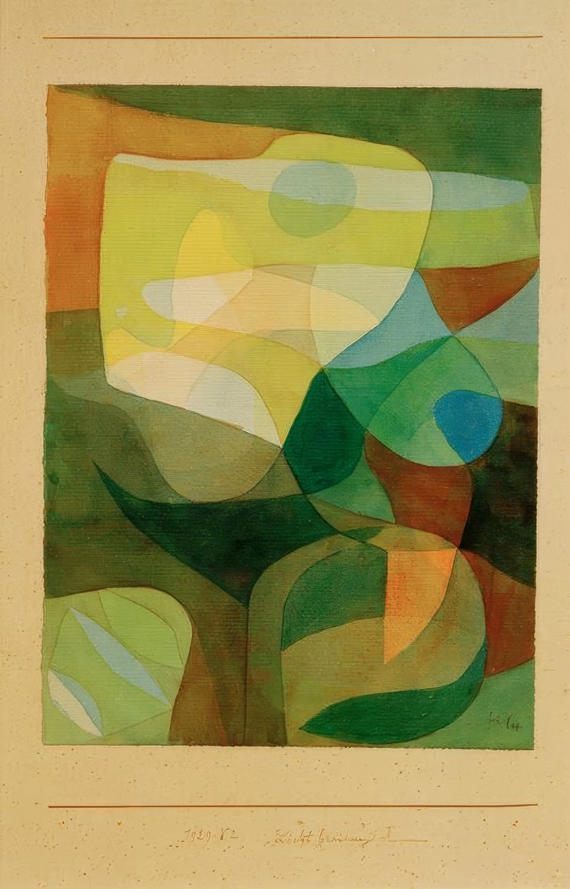 Lysets udbredelse I af Paul Klee